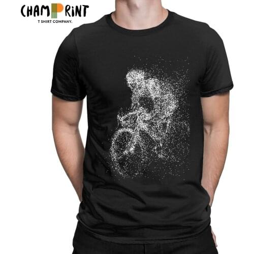 Mens T-Shirts Mtb Mountain Bike Cycling Fun 100% Cotton Tees Short Sleeve T Shirts O Neck Tops 6XL