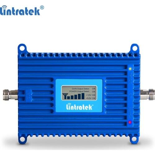 Lintratek Band 7 Signal Booster 4G 2600Mhz 70dB AGC Network Booster B7 4G LTE 2600 Repeater Amplifier High Gain 20dBm