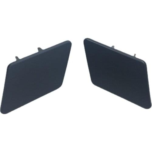 2pcs Left & Right Headlight Washer Nozzle Cover Cap Primered for BMW 3-Series E90 E91 320i 323i 325i 330i 318i 328i 2009-2012