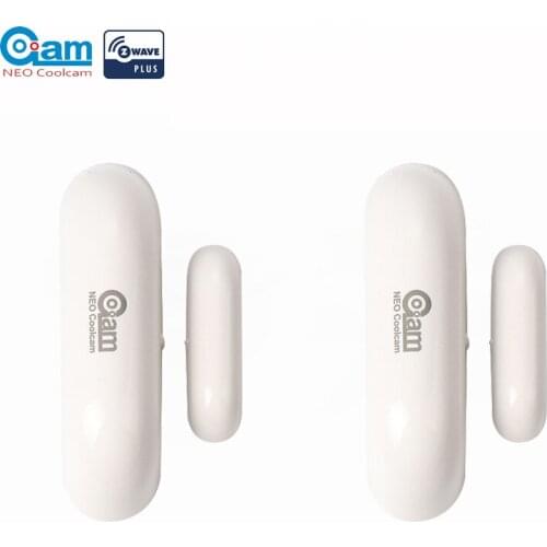 NEO COOLCAM 2PCS/Lot ZWAVE Sensor Door/Window Sensor Compatible System with Z-wave 300 series and 500 series Home Automation