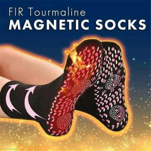 Unisex Self-Heating Health Care Socks Winter Tourmaline Magnetic Therapy Comfortable And Breathable Foot Massager Warm Tools