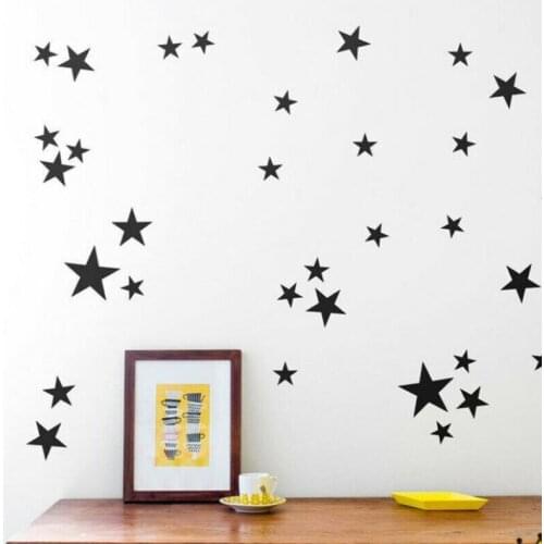 New Cartoon Starry Wall Stickers For Kids Rooms Home Decor Little Stars Wall Decals Baby Nursery DIY Vinyl Art Mural