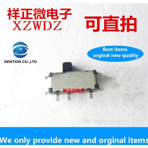 50pcs 100% orginal new New miniature toggle switch 7 feet 2 gear horizontal patch side dial with column MSK-01A