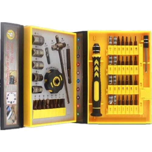PARON 47 In1 Multi Screwdriver Precision Telecommunication Tools Set Electric Screw Driver Extension Eyeglass Frame Phone Repair