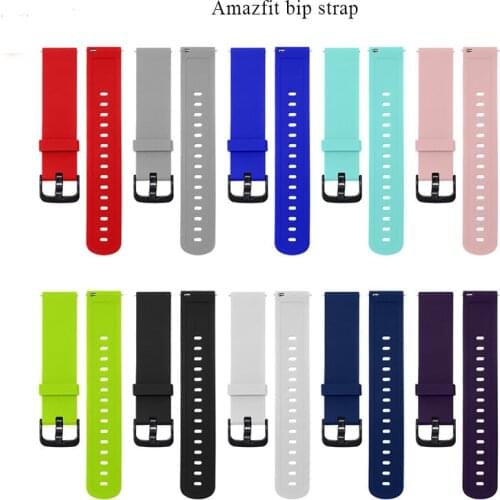 Suitable for Huami amazfit smart watch silicone strap light rhyme modern fashion color matching
