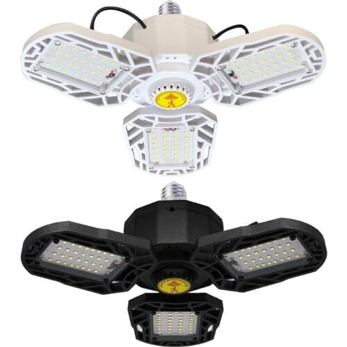 LED Garage Light 60W Deformable LED Garage Ceiling Light with 3 Adjustable Panel
