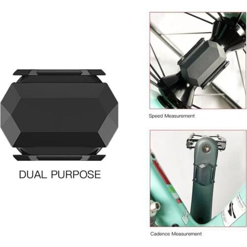 Cycplus Bicycle Computer Speed Sensor 2 In 1 Ant + Bluetooth Waterproof 4.0 Wireless Bicycle Computer Is Suitable For Igpsort