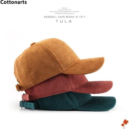 Corduroy Dad Cap for Men Winter All-match Warm Baseball Hat Outdoor Adjustable Casual Sports Cap Casquette Gorras Bone Masculino