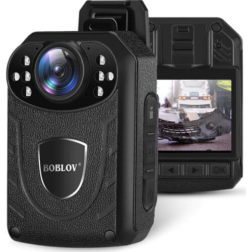 Boblov KJ21 Body Camera 1296P DVR Video Recorder Security Mini Policia Cam IR Night Vision Police Camera vigilante de seguridad