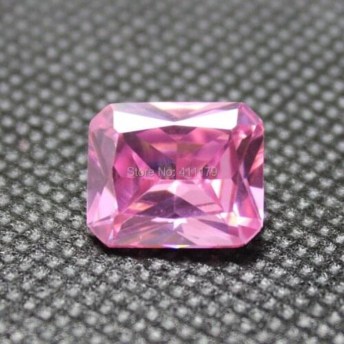 Octagon princess cut Cubic Zirconia Rectangle shape stones beads faceted for DIY jewelry making loose CZ stone