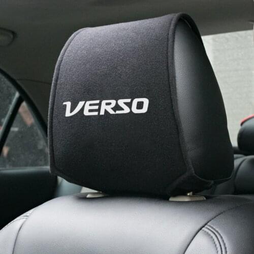 1PCS Hot car headrest cover fit for Toyota verso 2009 2010 2013 Prius Corolla Accessories Car Styling