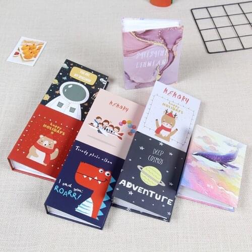 100 Sheets 5 Inch Photo Album Cartoon Cute Picture Storage Child Frame Interleaf Type Creative Children Memory DIY Book Gifts