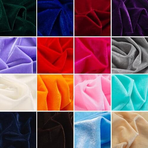 165cm*100cm Golden Velvet Fabric Thickened Flannel Background Cloth Meeting Table Cloth Curtain Home Decoration Clothing Fabric