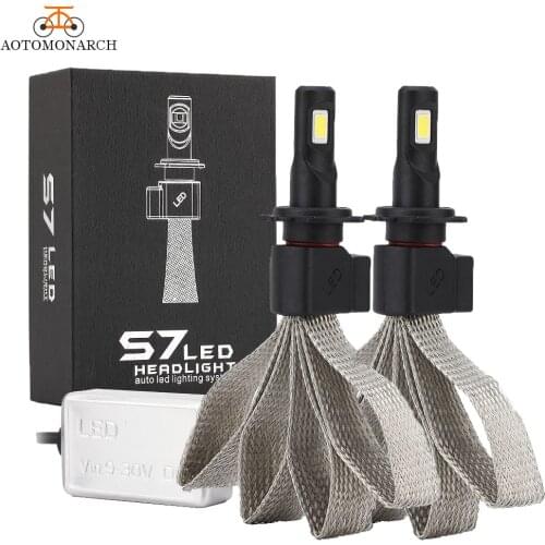 2pcs Super Bright H4 H7 LED Car Headlight H1 H3 H8 H9 H11 9005 HB2 LED Lights Bulb Auto LED Lamp Car Styling 12V 8000lm DJ