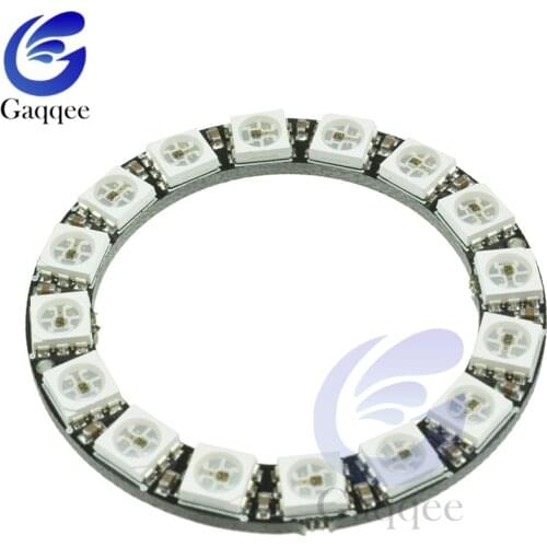 4-Pin 6-Pin WS28 Module Strip 16 Bits 16X WS2812 5050 RGB LED Ring Lamp Full Rainbow Module