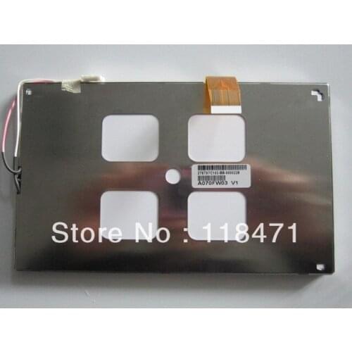 7 inch original display A070FW03 V1 480(RGB)*234 original grade A one year warranty