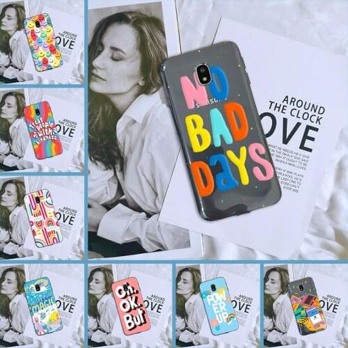 Phone Case For Samsung Galaxy J4 J6 J8 Plus Cartoon Smile Silicon Back Cover For Samsung J2 J5 J7 Prime J3 J5 J7 2015 2016 2017