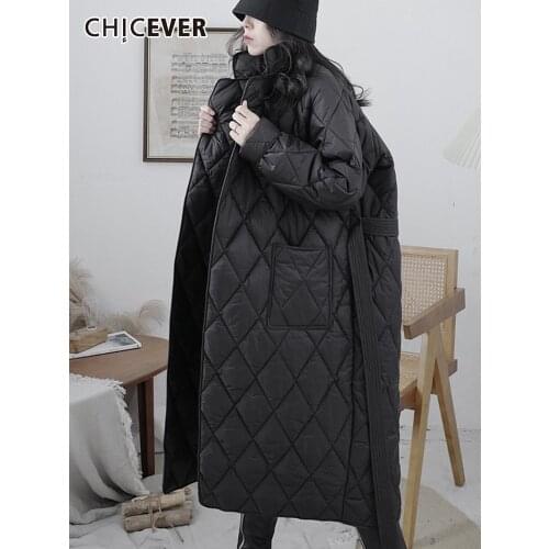 Женские парки CHICEVER China At AliExpress
