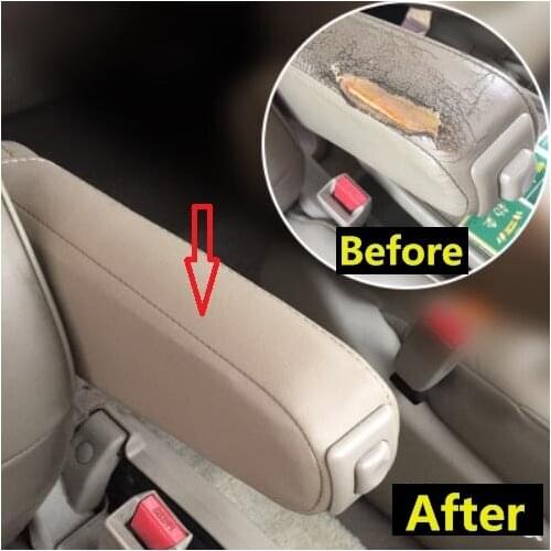 For Honda Odyssey 2003 Customzied Seat Armrest ( with button ) Cover Microfiber Leather Protective Cover car interior