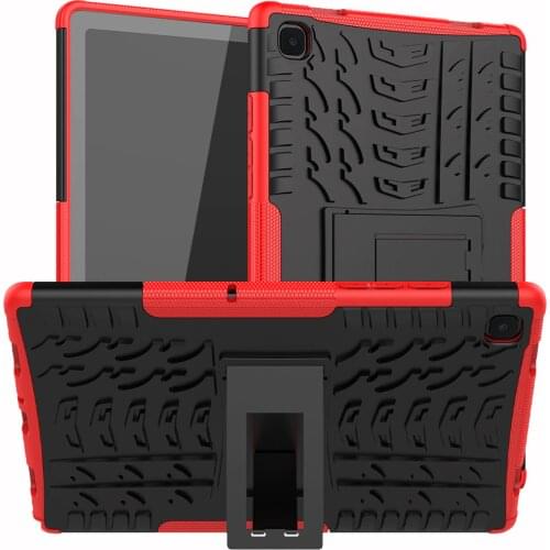 For Samsung Galaxy Tab A7 10.4 2020 SM-T500 SM-T505 SM-T507 T500 T505 Stand Shockproof Silicone Pc Cover Tab A7 A 7 Armor Case