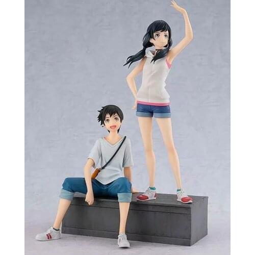 18cm Your Name Kawaii Tachibana Taki & Miyamizu Mitsuha Action Figure PVC Collection Model toys for christmas gift