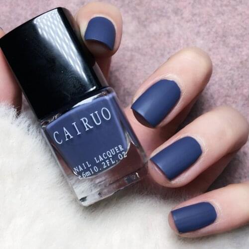 20 Color Matte Nails Polish Long Lasting Frosted Shades Nail Polish Satin Velvet Non-peelable 6ml Bottle Art Nail Supplies