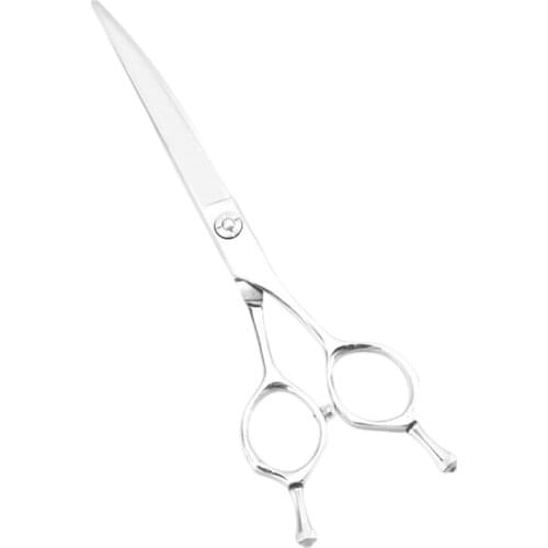High Quality 7 inch Real Japanese Stainless Steel Professional Grooming Pet Hair Cutting Curve Scissors