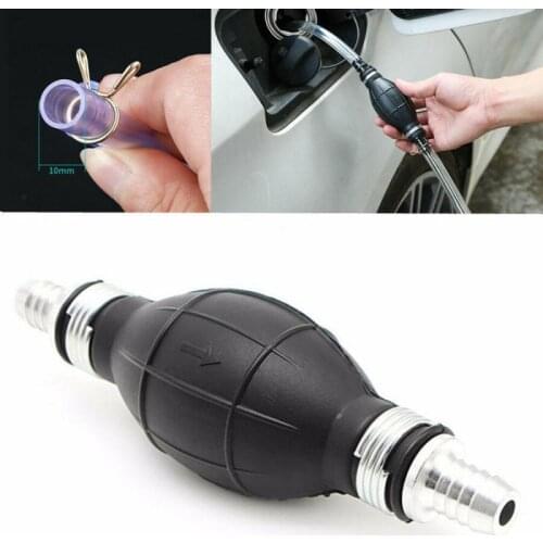 8mm Hand Fuel Pump Line Rubber Hand Pump Oil Water Transfer Primer Diesel Oil Transfer Petrol For Car Boat Marine Outboard