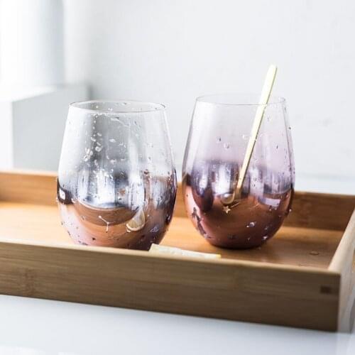 Champagne Whisky Water Drink Glass Beer Vodka Wine Drinking Glass Whiskey Juice Vasos Cocteleria Kitchen Dining Bar QJJ60BLB