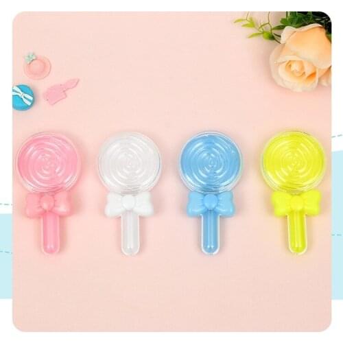 Lovely lollipop shape plastic candy box baby shower favor box party gift box for girls W8781