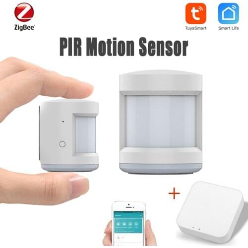 Tuya Smart Human Body Sensor Motion ZigBee Security Home Alarm System For Tuya Smart Life App Mini Wireless Motion Detector