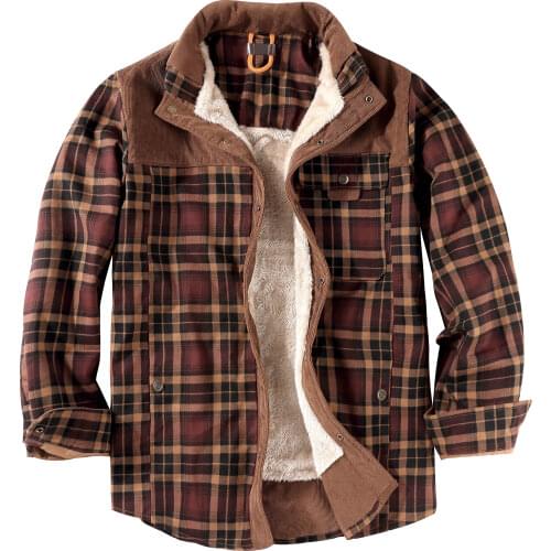 Youndbio Mens Fleece Shirts