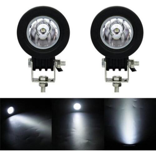 1pc Light Bar Work Light Car Lights 10W Bright LED Car Bike Motorcycle Work Driving Fog Light Spot Beam Lamp Car Accessories
