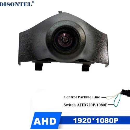 1920*1080P AHD HD Super Night Vision Car Front View Forward Camera For Audi Q7 2016 2017 Waterproof Parking Camera