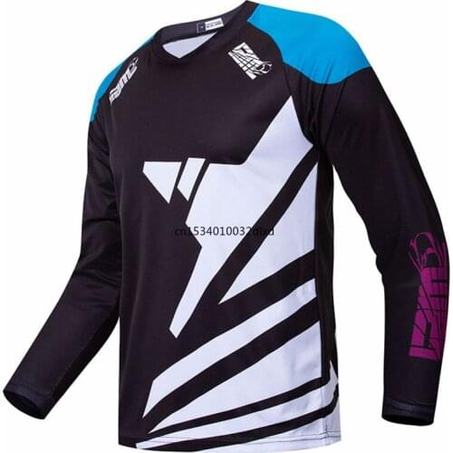 2021 motocross jersey mtb enduro jersey full sleeve men mountain tops dirt bike clothing maillot vtt BMX FXR bike downhill shirt