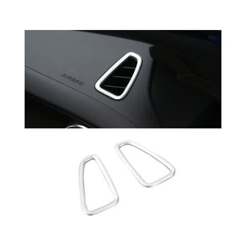 Accessories Inner Front Air Vent Cover Trim 2pcs For Chevrolet Camaro 2016-2020