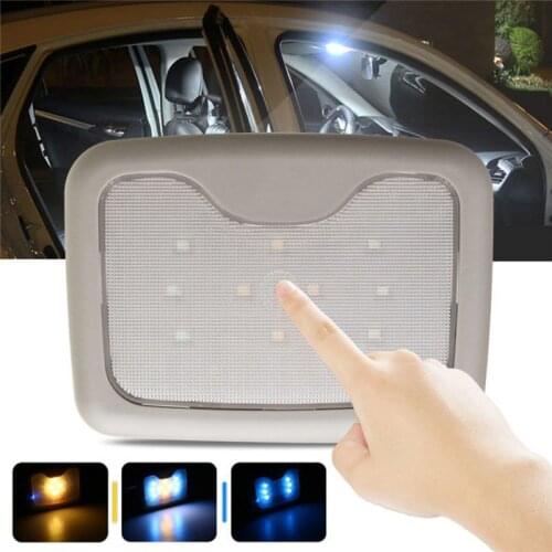 Car Ceiling Reading Light Car Magnetic Roof Light USB Charging Rear Row LED Car Interior Reading Lamp For Car Trunk Light