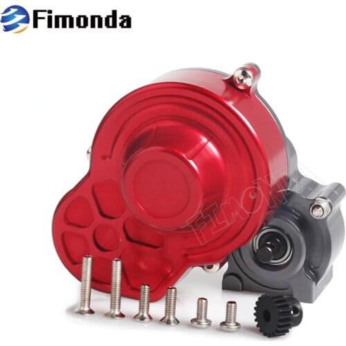 Complete Metal SCX10 Gearbox Transmission Box with Gear for 1/10 RC Crawler Axial SCX10 90046 90047 Upgrade RC Car Upgrade Parts