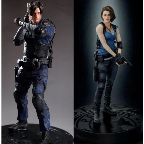 Jill Valentine Figure Game Biohazard Character RE:3 Jill Valentine Figure Leon Scott Kennedy Action Figures Model Toy
