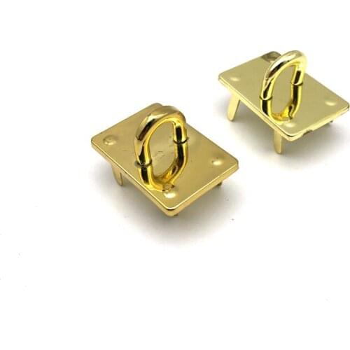 Bag Hardware Fitting Metal Buckle Decorative Light Gold Arch Bridge For Handbag Strap Slip Belt