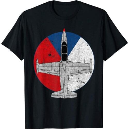 Albatros Czech Jet Aircraft Vintage Pilot T-Shirt Mens Fashion men Top Tee summer Printing Shirt harajuku