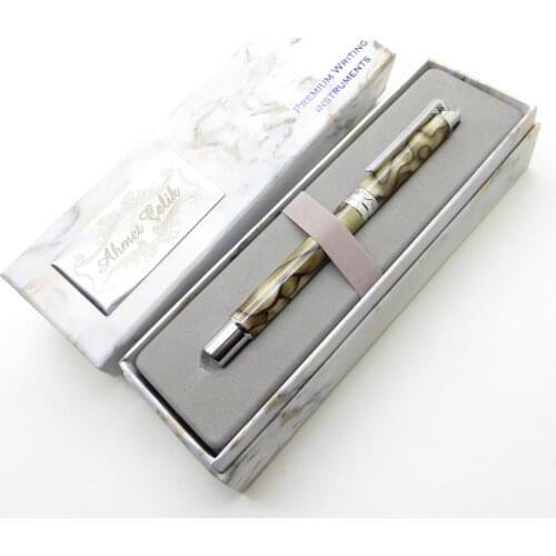 Wings Marble D146 Camouflage Chrome Fountain Pen | İsme Special Pen | Gift Pen
