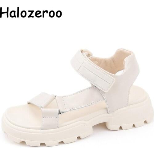 Summer Kids Beach Sandals Children Brand Black Shoes Baby Girls Casual Sandals Black Platform Flats Boys Fashion Sandals New