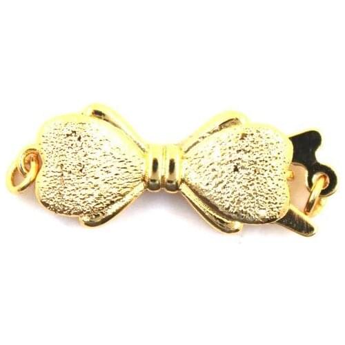 Copper Connection Gold Plated Clasps Accessories DIY Jewelry Making Findings For Handmade Woman Pearl Necklace Bracelet Gifts