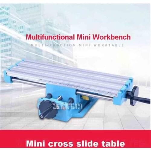 DR201801 Mini Cross Slide Table Multifunctional Drill Milling Machine Suitable For Electric Drill Brackets, Bench Drills, etc
