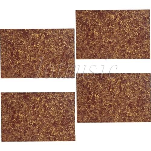 New 4Pcs Guitar Bass Body Project Pickguard Material Scratch Plate 3ply 43X29cm