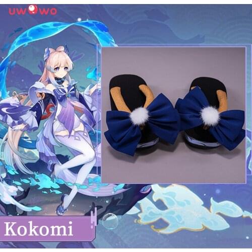 PRE-SALE UWOWO Game Genshin Impact Sangonomiya Kokomi Cosplay Shoes Clogs Shoes Halloween Carnival Footwear Accessories