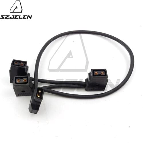 Male D-Tap to 3 P-Tap Female Hub Adapter Splitter Extension Cable For BMCC Anton V mount battery ( length 50cm)