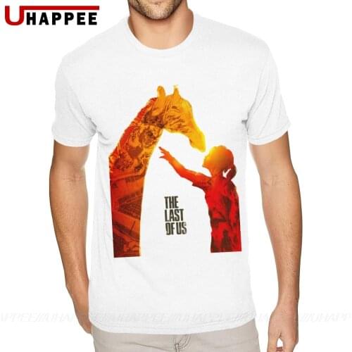 Printed The Last Of Us Tees Shirt Men 5XL Short Sleeves Premium Cotton Round Neck T-Shirt