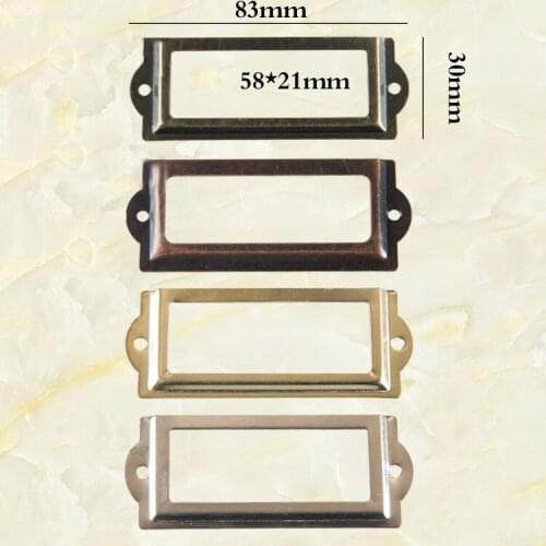 Gift Box Label Business Clip Card Insert Handle 83 * 30m